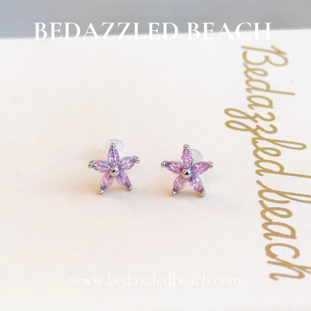 Little Star Studs Pink