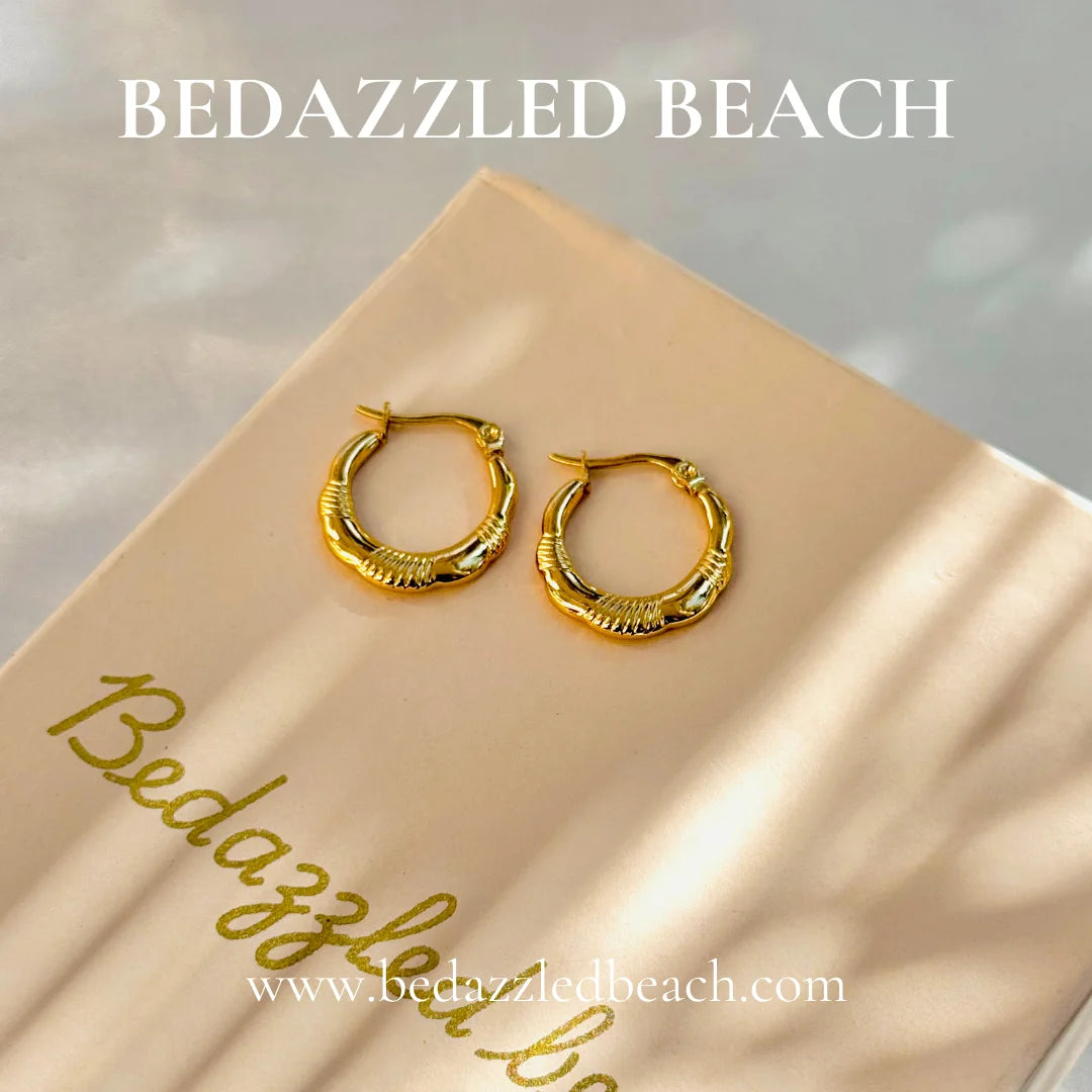 Circle Gold Plated Hoops