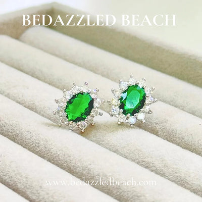 Emerald Dream Studs