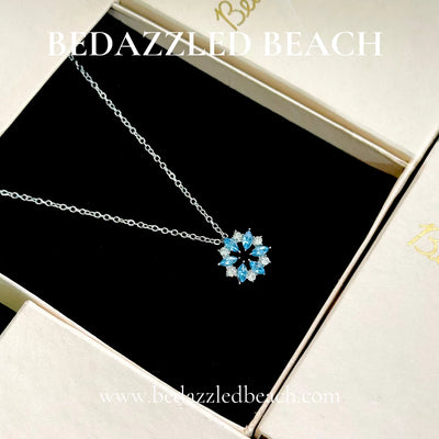 CZ Blue Frost Pendant