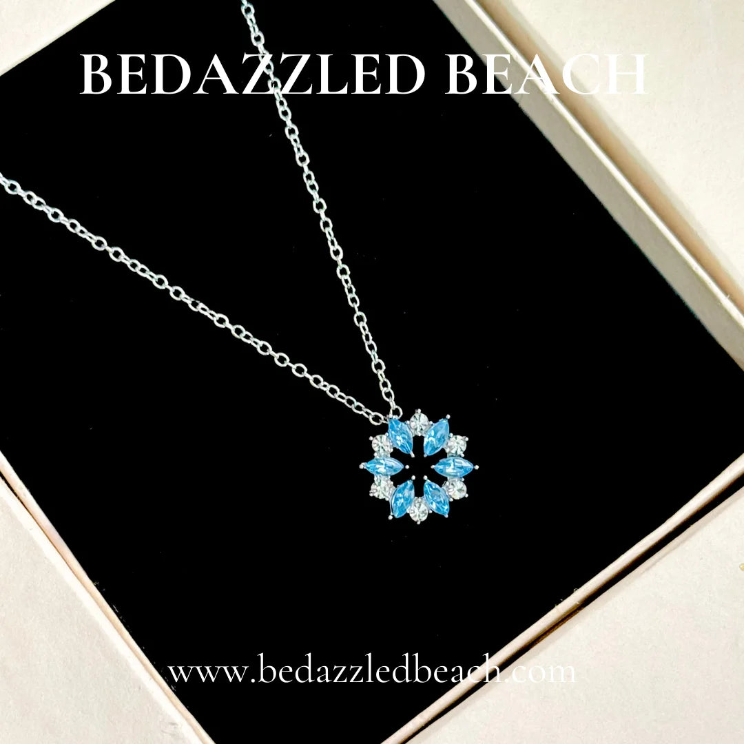 CZ Blue Frost Pendant